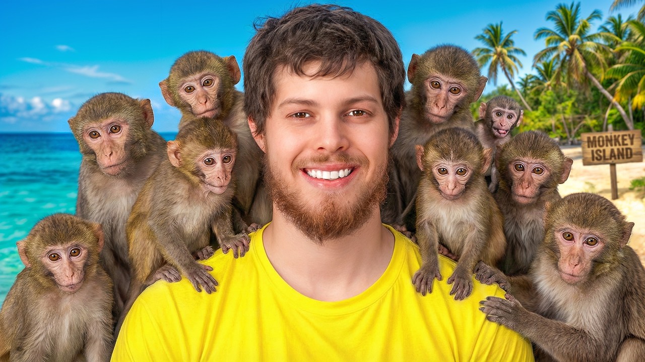 This Island in Panama is Completely Overrun by Monkeys