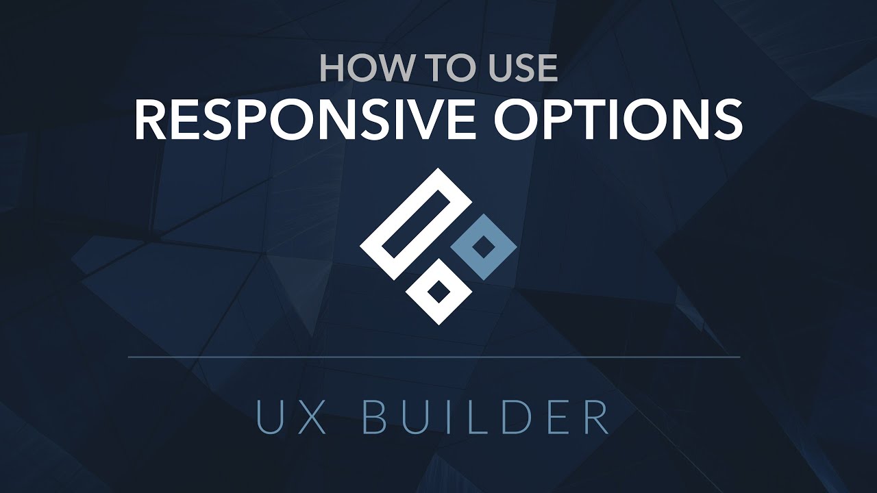 How to use Responsive Options