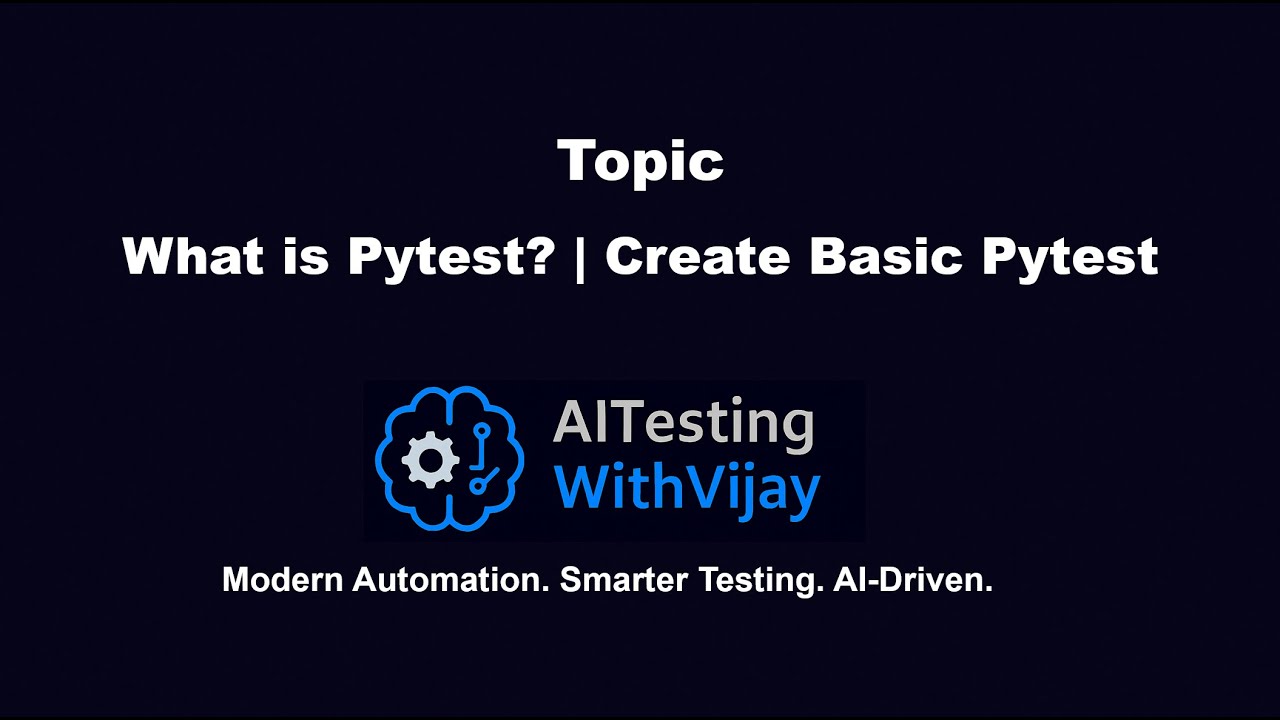 What is Pytest? | How to Create Pytest  | Python Testing Tutorial #python #pythonautomation #e2e