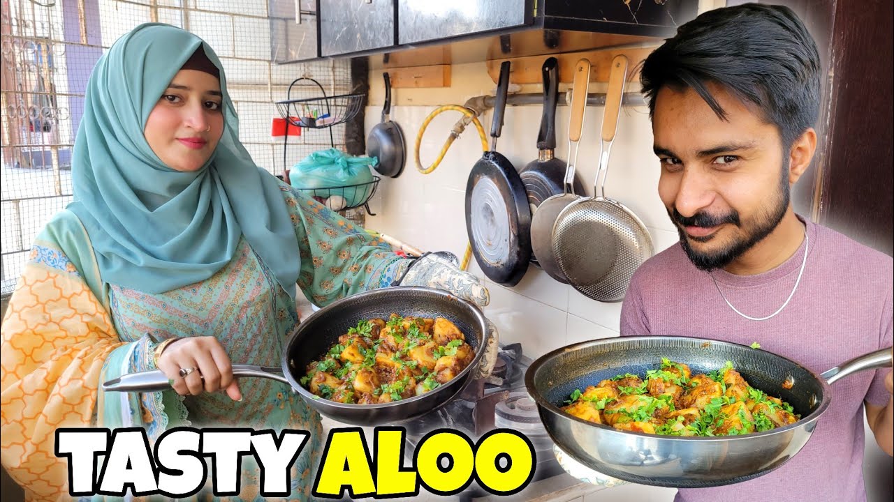 Poray ghar mai Tarfi Howi 🥰 | Memoni Khatty Aloo | In ko tu kuch Zada he achay lagay 😅