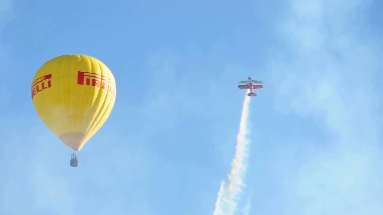 Acrobacia en Chivilcoy. Jorge Malatini