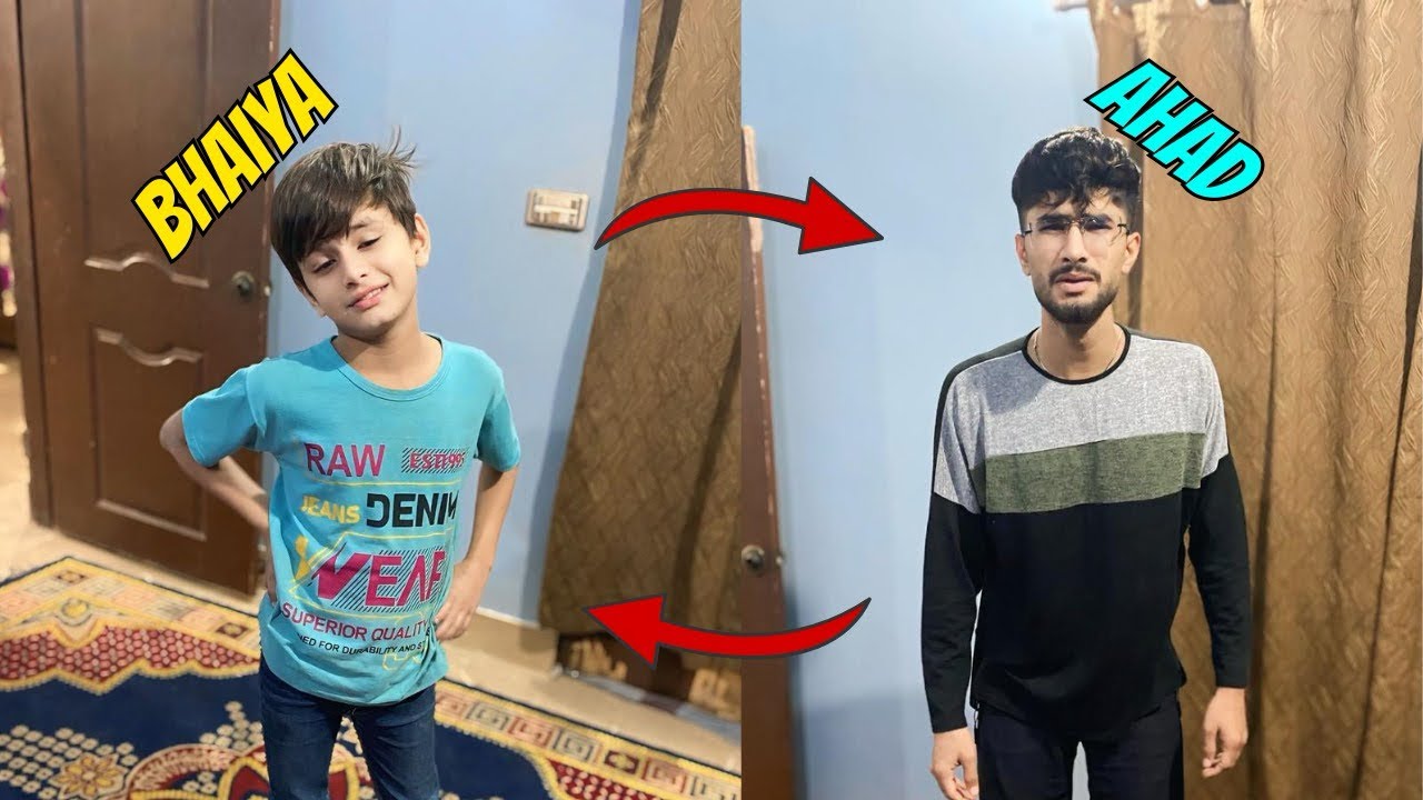 Hum Ne Personalities Switch Kar Li 😱 | Ahad Bana Bhaiya & Bhaiya Bana Ahad 😂