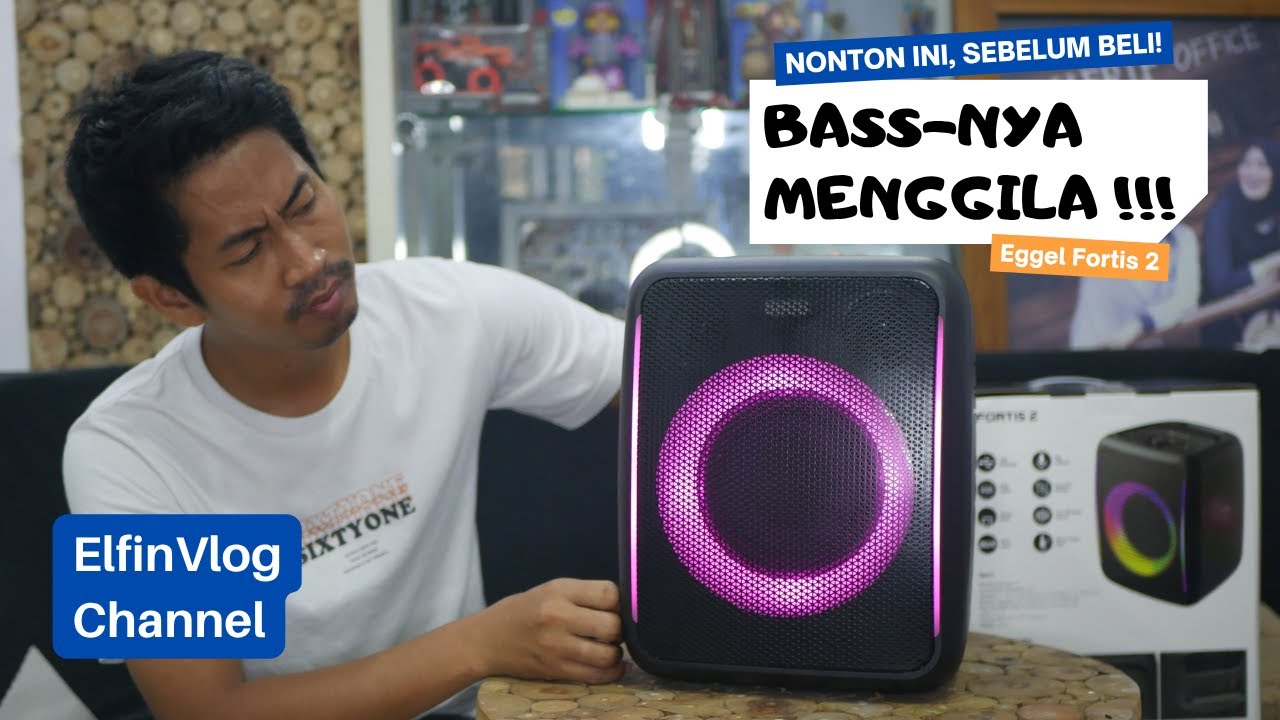 GILA! Speaker Ini bisa bikin rumah BERGETAR?! Review Eggel Fortis 2