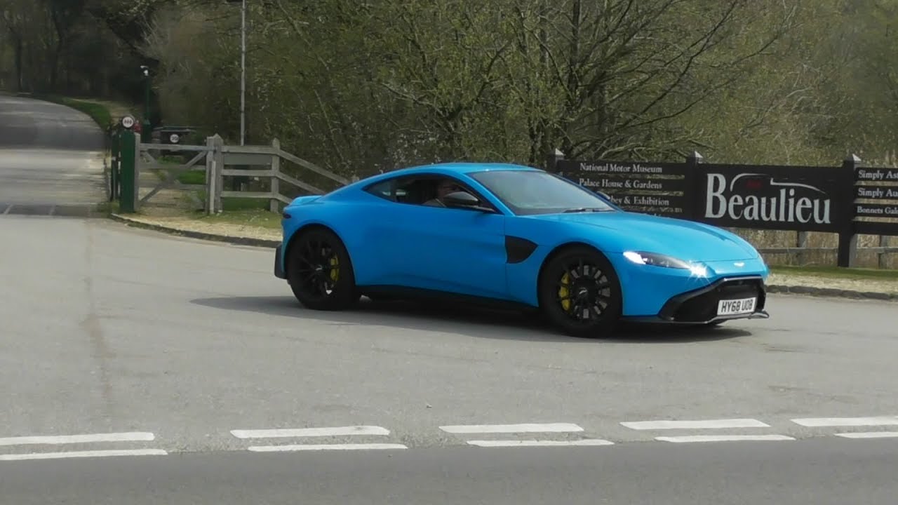 Aston Martins Leaving a Car Show  April 2019 (pt1)