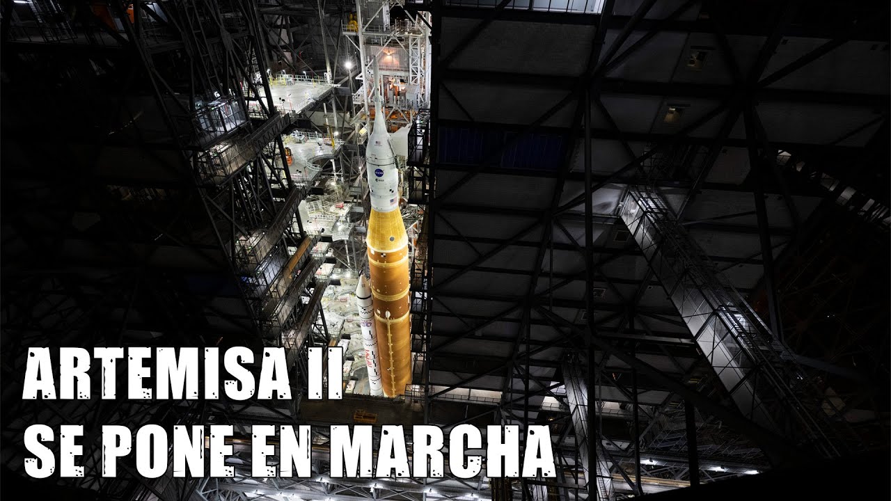 Artemisa II se prepara para su lanzamiento || #astronomia #ciencia