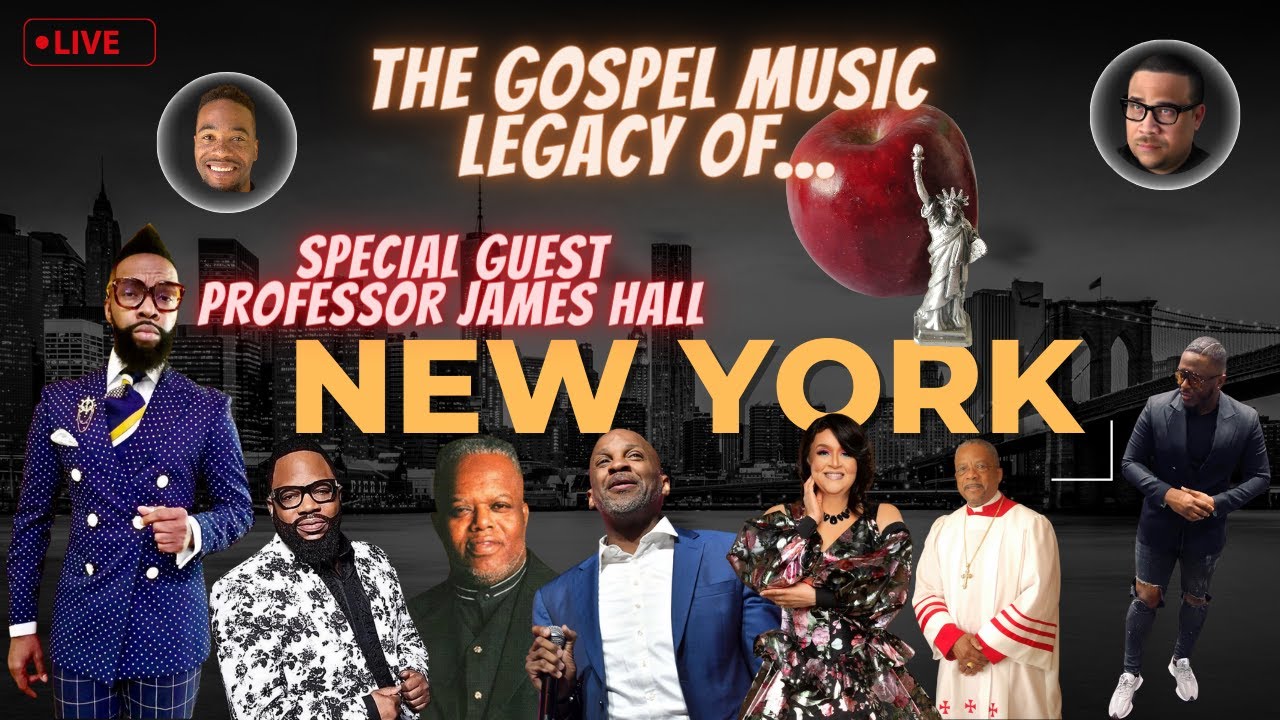 NEW YORK Gospel Music Legacy - Professor James Hall guest #timothywright #bennycummings #gospelmusic