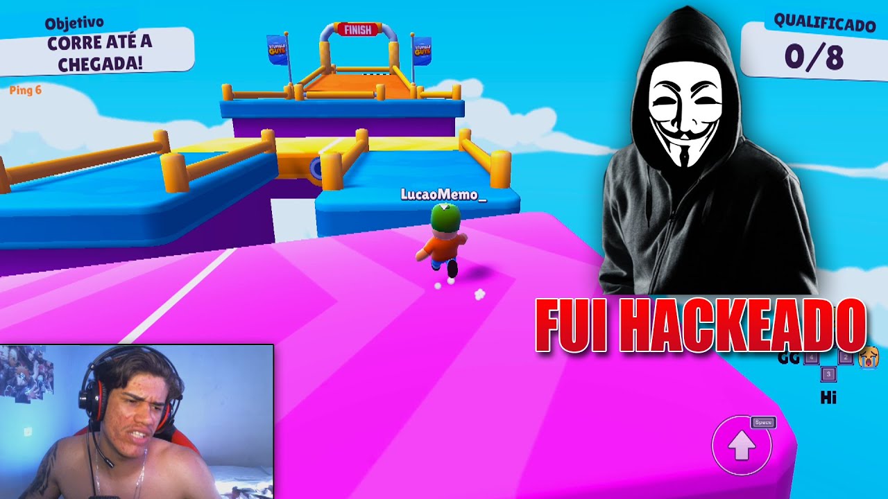 MEU CANAL FOI HACKEADO! e fui humilhado no stumble guys!
