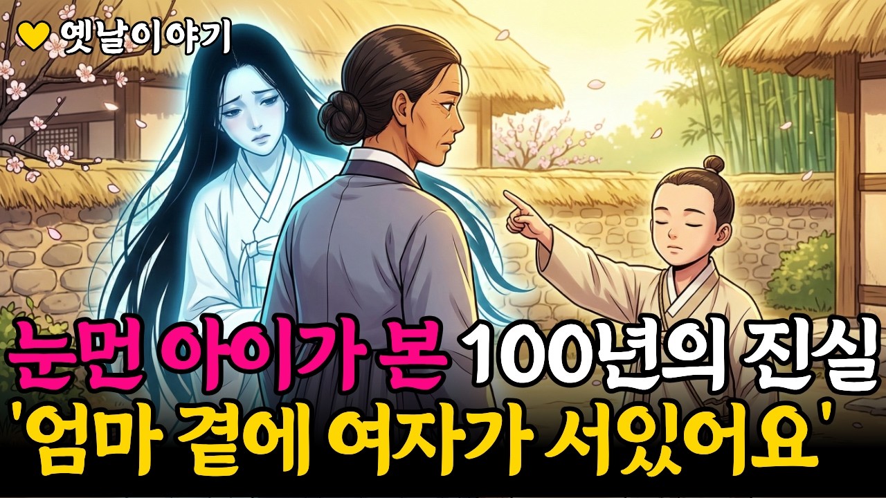 눈먼 아이가본 100년의 진실, 엄마 뒤에 서있는 낯선 여인 #옛날이야기#전설#민담#조선시대#조선야담#야담#시니어
