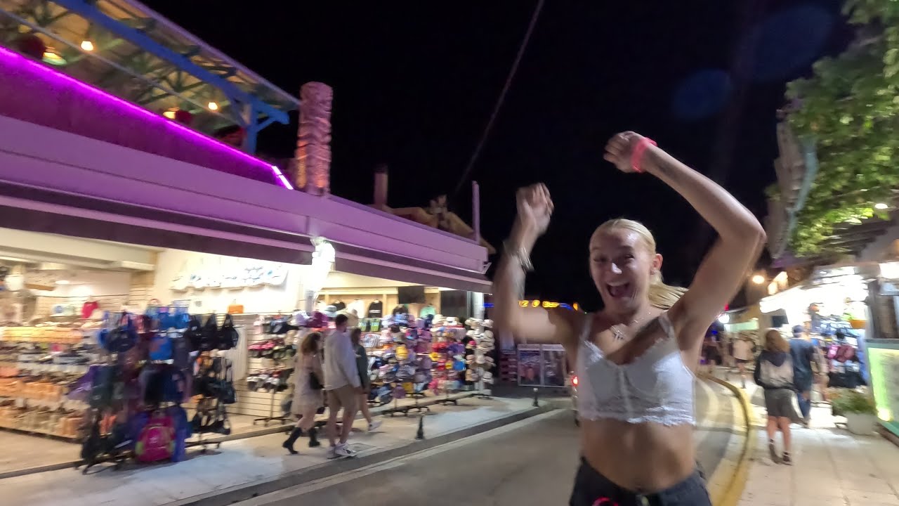 SIDARI-NIGHTLIFE WALK TOUR- Corfu ,Greece-2023 - [4k]-8