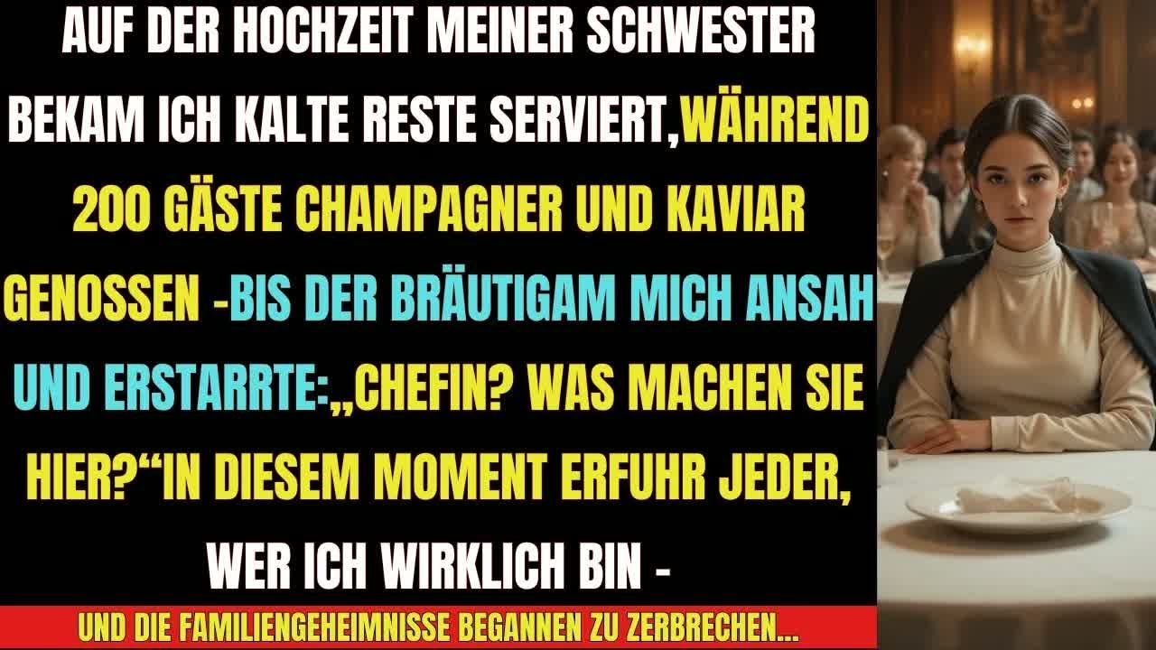 👉 „200 Gäste tranken Champagner – bis der Bräutigam mich ansah und sagte： CHEFIN？!“