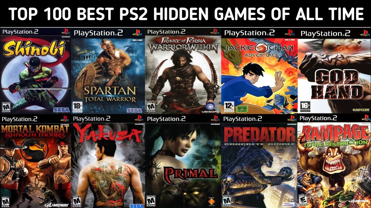 Top 100 Best PS2 Hidden Games Of All Time | Best PlayStation 2 Games