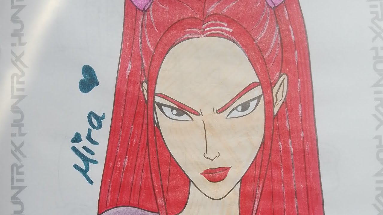 Mira coloring book page | easy coloring #viralvideo #kpopdemonhunters #kpop #coloring #viral #art