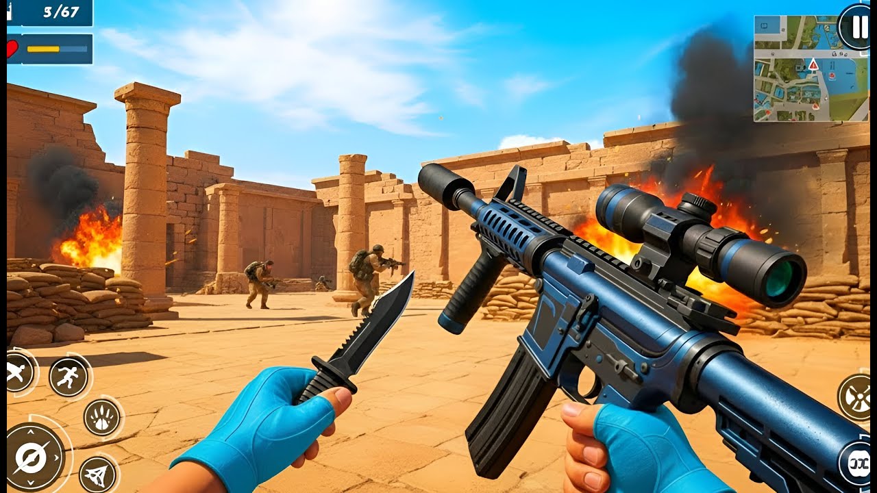 FPS Commando: Gun Shooting Strike – Banduk Wala Goli Wala Special OPS (Android Gameplay) part 6