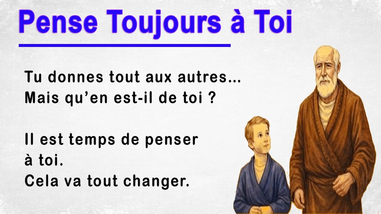 Pense Toujours à Toi || Apprenez le français avec des histoires simples (A1–A2)