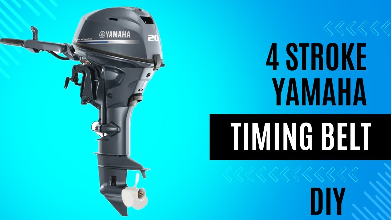 Can I change a 4-stroke outboard timing belt with homemade tools?