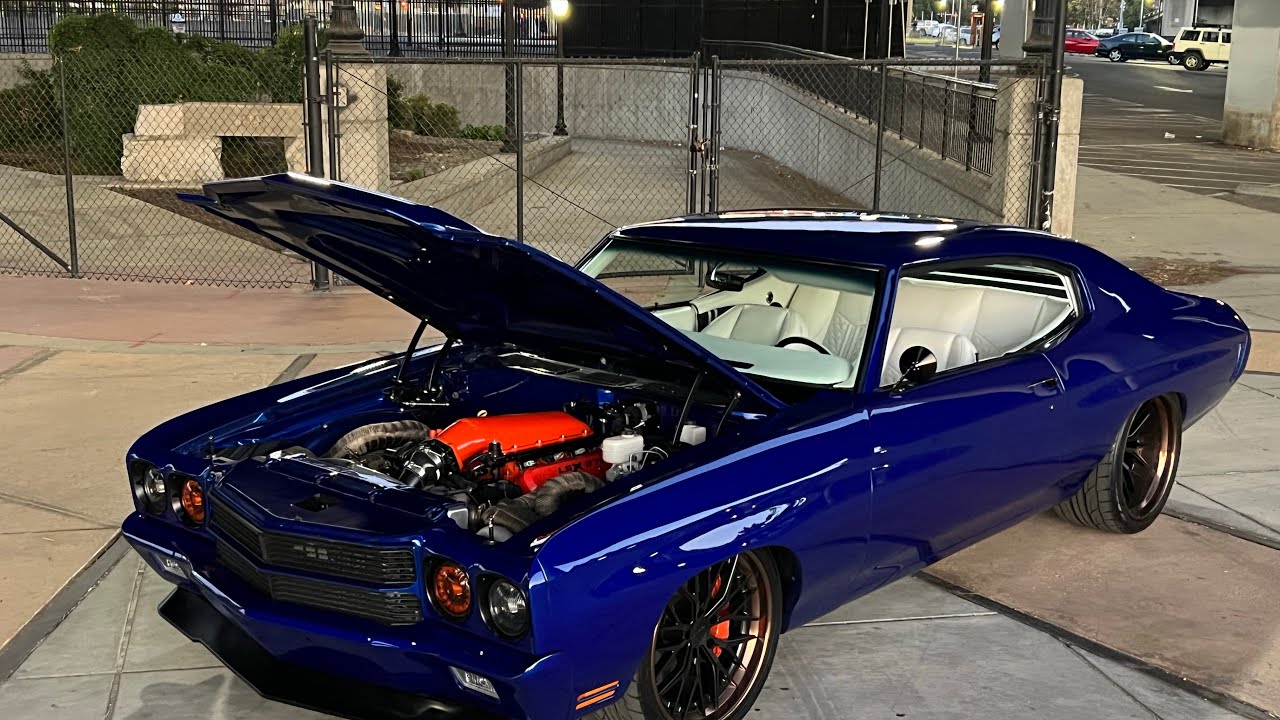 FOR SALE CALL 9168567931 or Victorylapclassics.net.  1970 B15 Twin Turbo Chevelle Restomod 