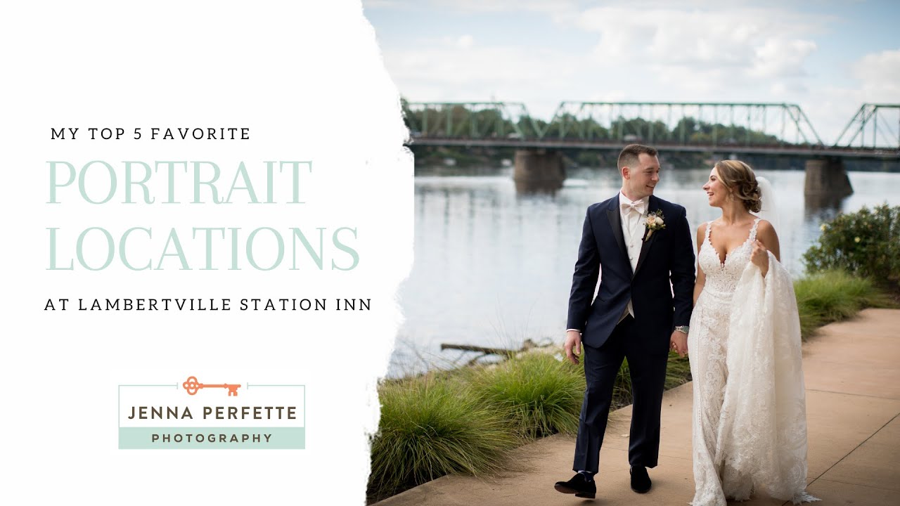 Top 5 favorite portrait locations at Lambertville Station Inn - Jenna Perfette Photography