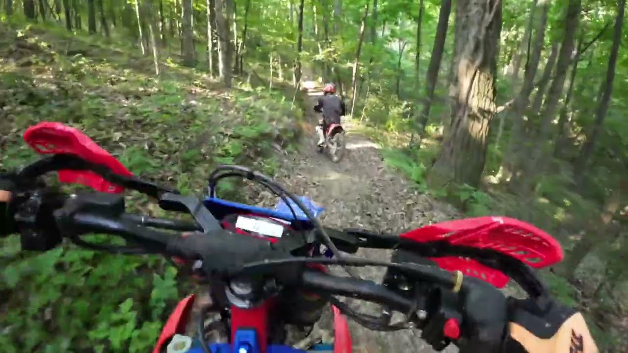 Battling in The Woods with My Dad | Beta 200RR Race Edition | Beta Xtrainer
