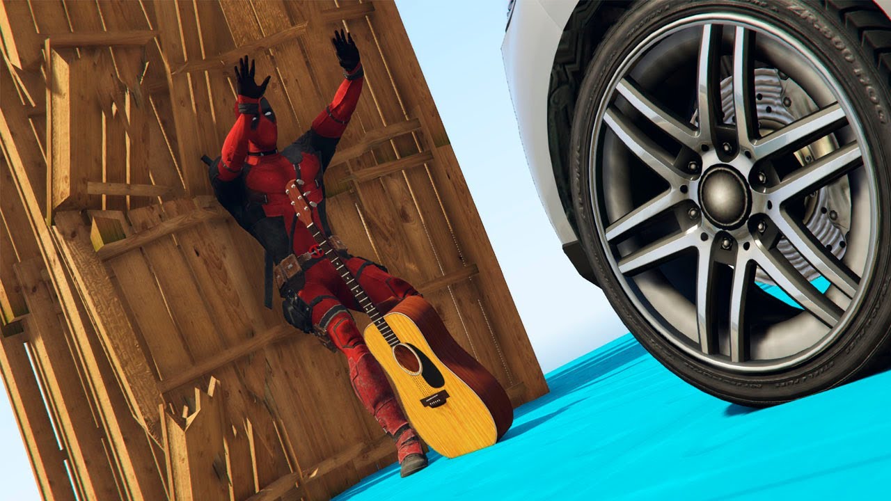 GTA 5 Epic Ragdolls And Fails #84 (Deadpool Breaking Four Walls of Wood)