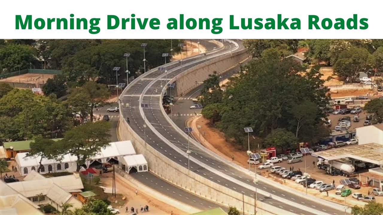 Morning drive in selected roads in Lusaka(Nangwenya Rd, Alick Nkhata Rd, Haile Selassie Ave & UN Av)