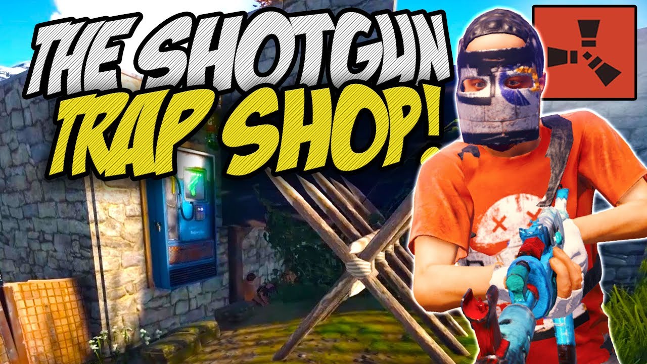 RAIDING THE MOST DECEPTIVE SHOP TRAP BASE! - Rust Co-op Survival Gameplay