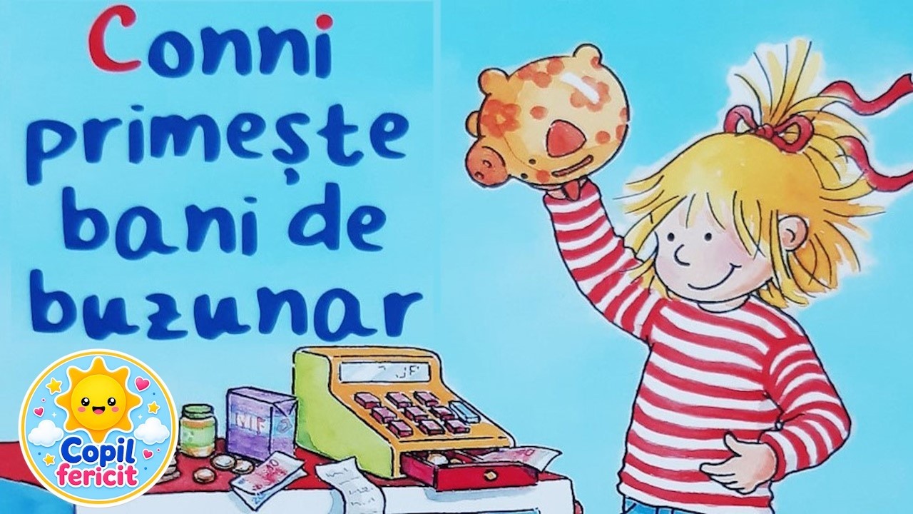CONNI PRIMEȘTE BANI DE BUZUNAR | Poveste educativă despre bani, gestionarea lor, responsabilitate