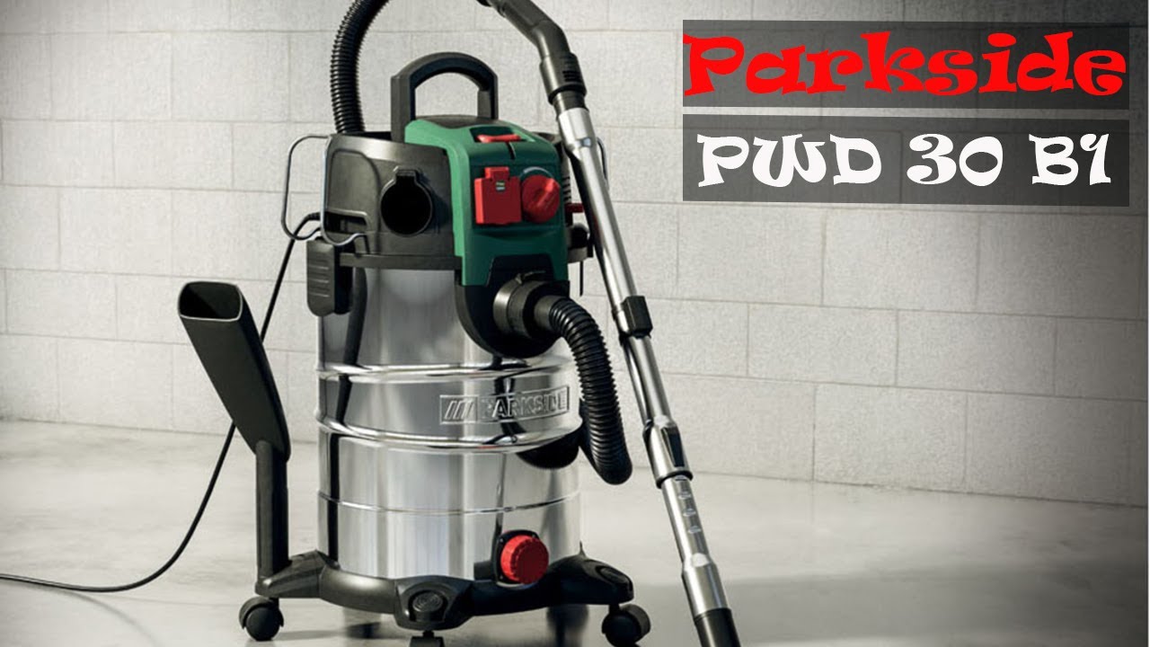 Vysavač/Vacuum cleaner Parkside PWD 30 B1