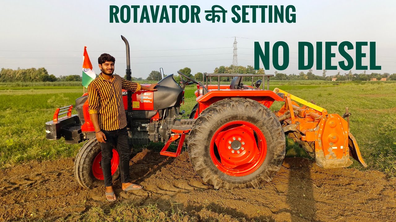 Day- 4 / Do the settings in Kubota 4501 for less diesel consumption / ट्रैक्टर तेल नही खायेगा ⛽👍