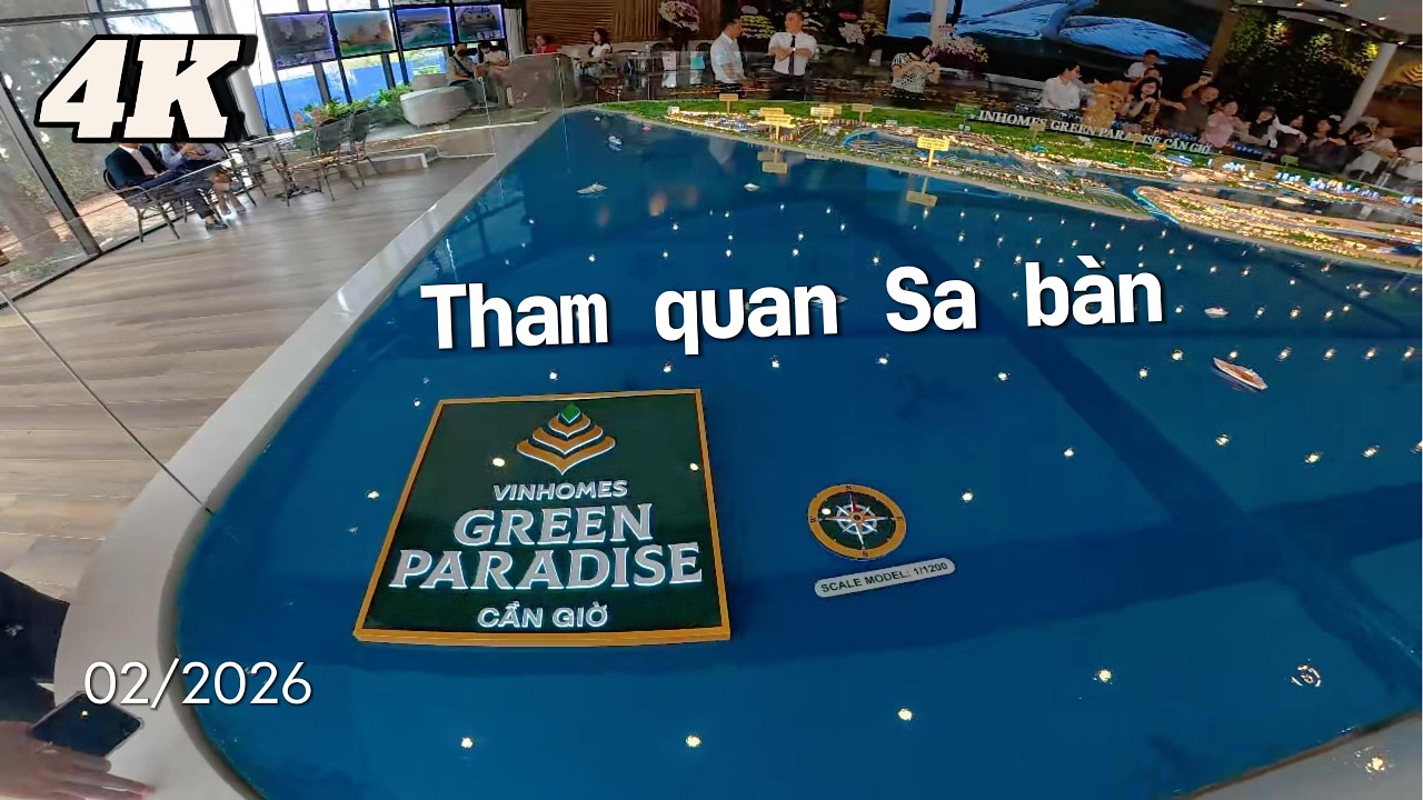 Tham quan Sa Bàn Vinhomes Green Paradise Cần Giờ tại Phương Nam Cần Giờ Resort 2026 [4K]