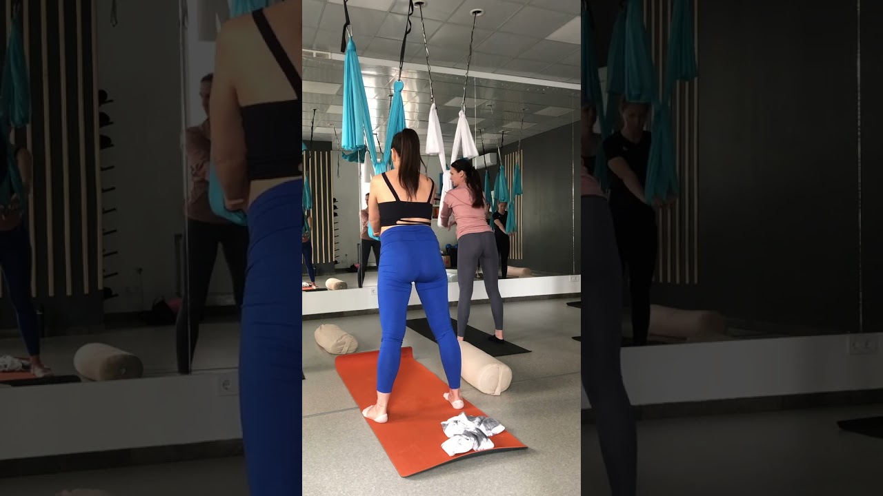 Йога для вагітних в низькому гамаку 🦋