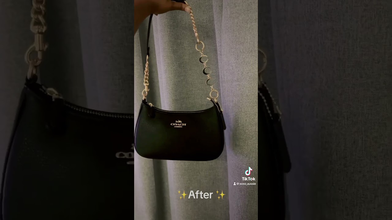 Coach Teri Shoulder Bag With Strap Extender From Amazon 😏🖤 #fallfashion #bags #coach #purse