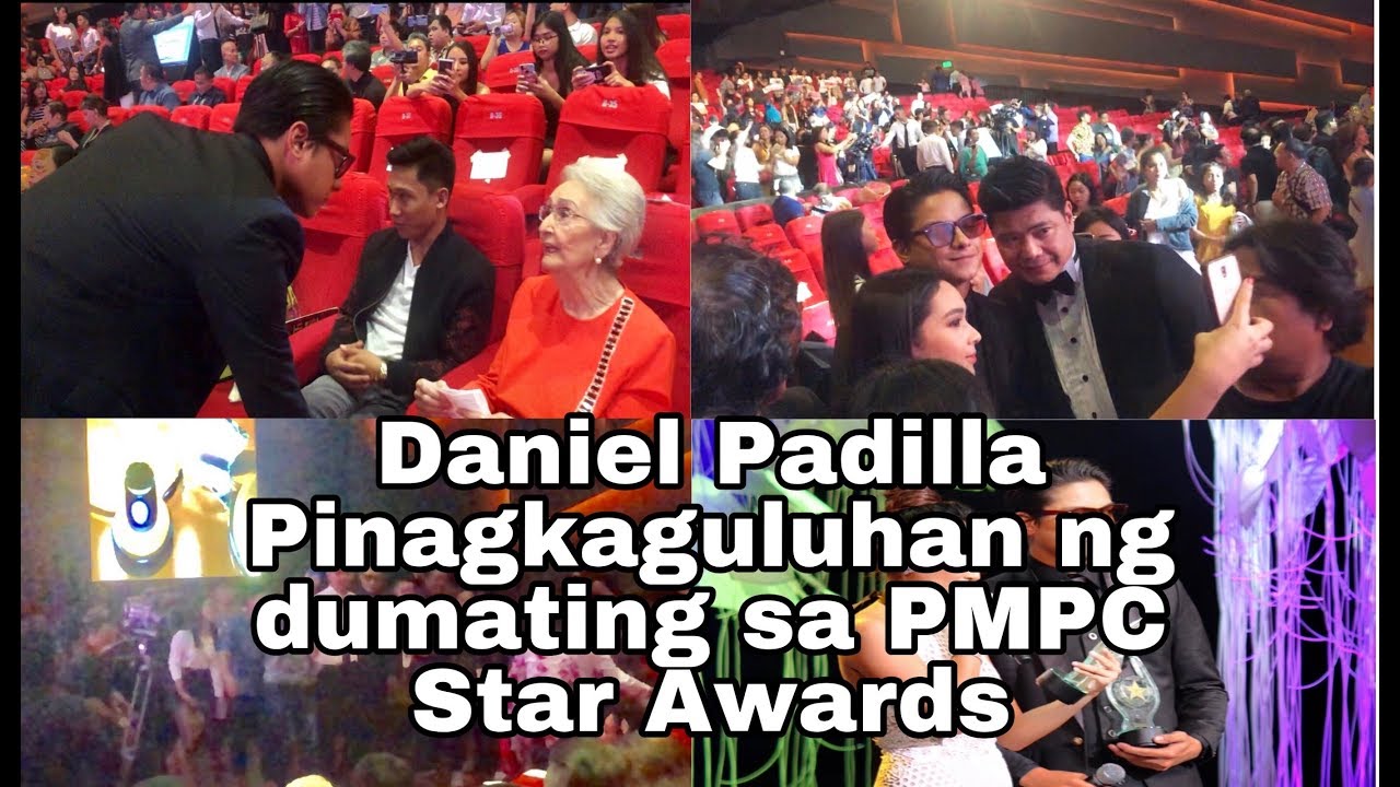 Daniel Padilla pinagkaguluhan sa kanyang pagdating sa 35th PMPC Star Awards for Movie 2019