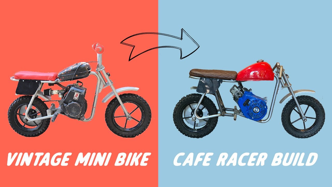 Vintage Mini Bike to Cafe Racer Transformation! | Part 1 Rolling Frame