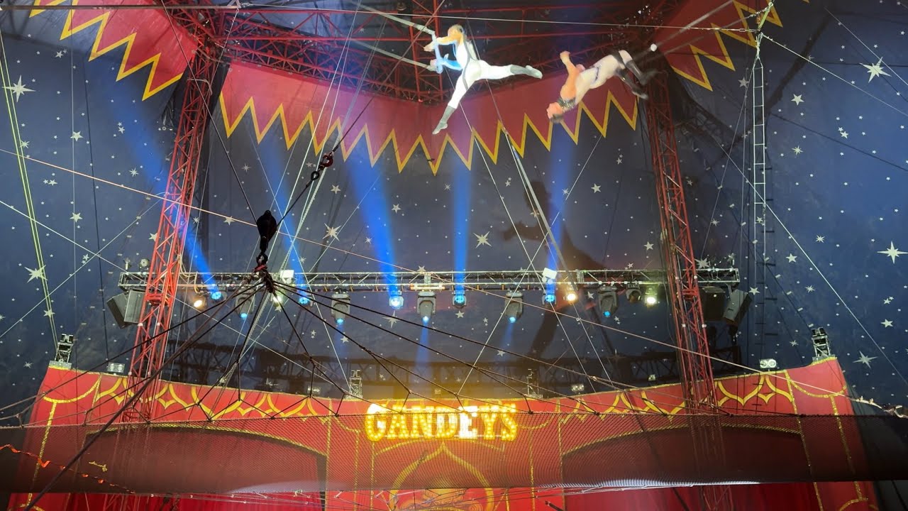 Gandeys Circus 2024 Solihull Flying Trapeze