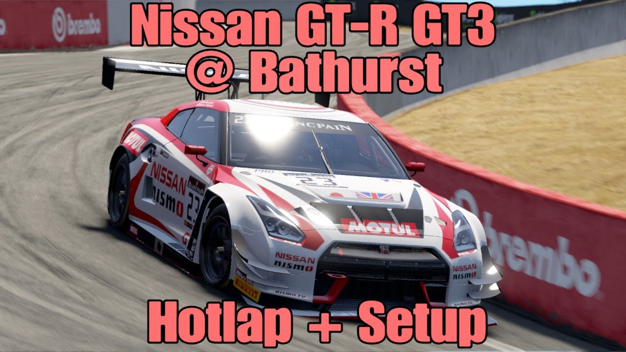 Project Cars 2 Nissan GT-R GT3 @ Bathurst | 2:03.9 + Setup