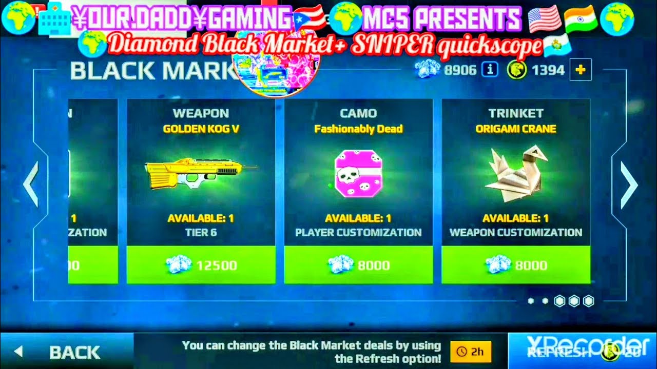 Diamond BlackMarket+ Op SHOUTOUTS 