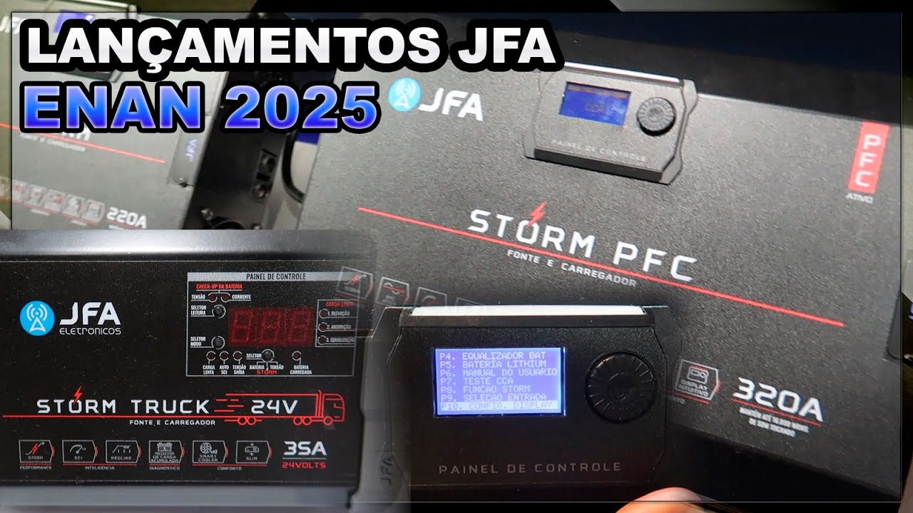 FONTE JFA STORM REMODELADA E VERS&Atilde;O PFC - Novidades da JFA no ENAN 2025