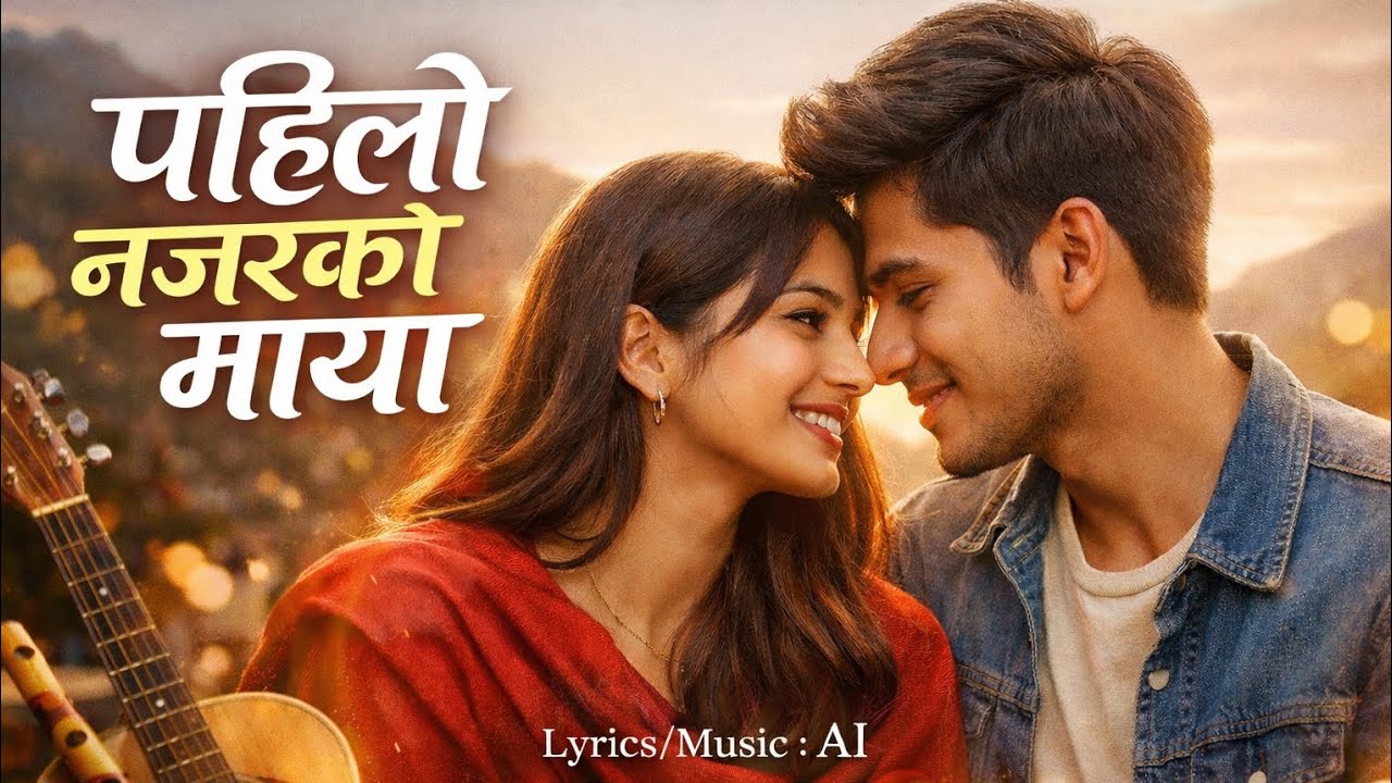 पहिलो नजरको माया ❤️🎶 | Pure Nepali Love Song | New Nepali Song| Romantic Pop Folk | Aabiskar Khadka