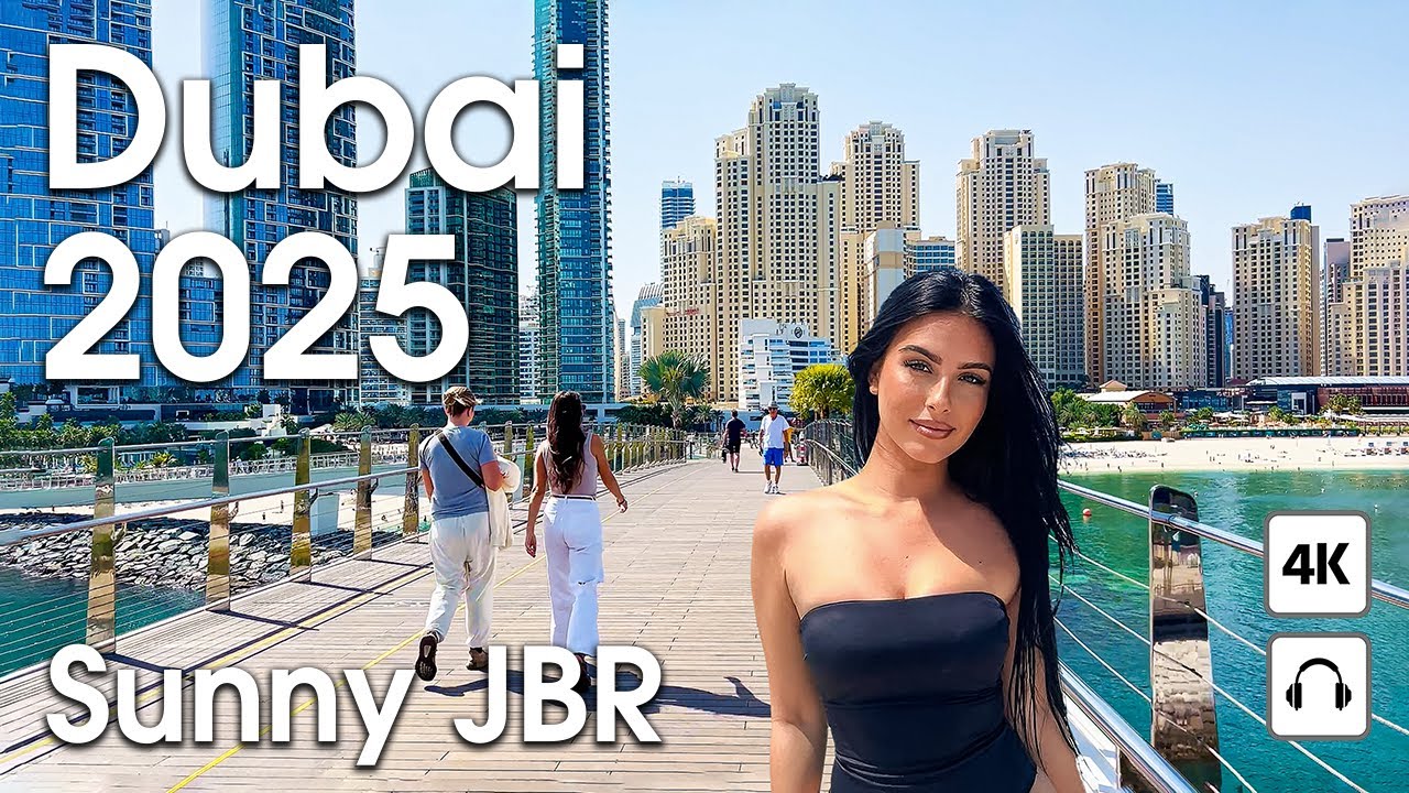 Dubai 🇦🇪 Blue Water Island & JBR, Al Seef [4K] Walking Tour Compilation