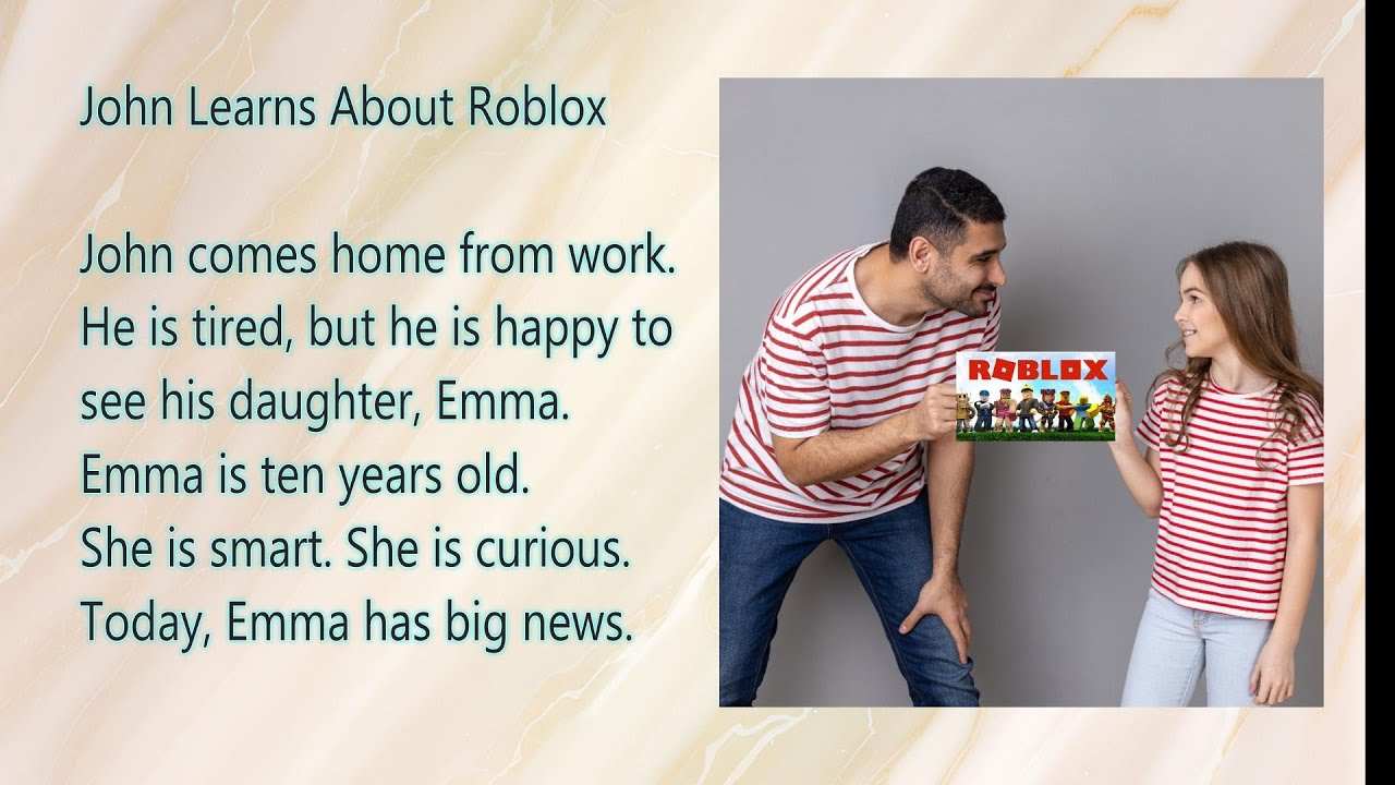 John learns about Roblox - Learn English - Level A1