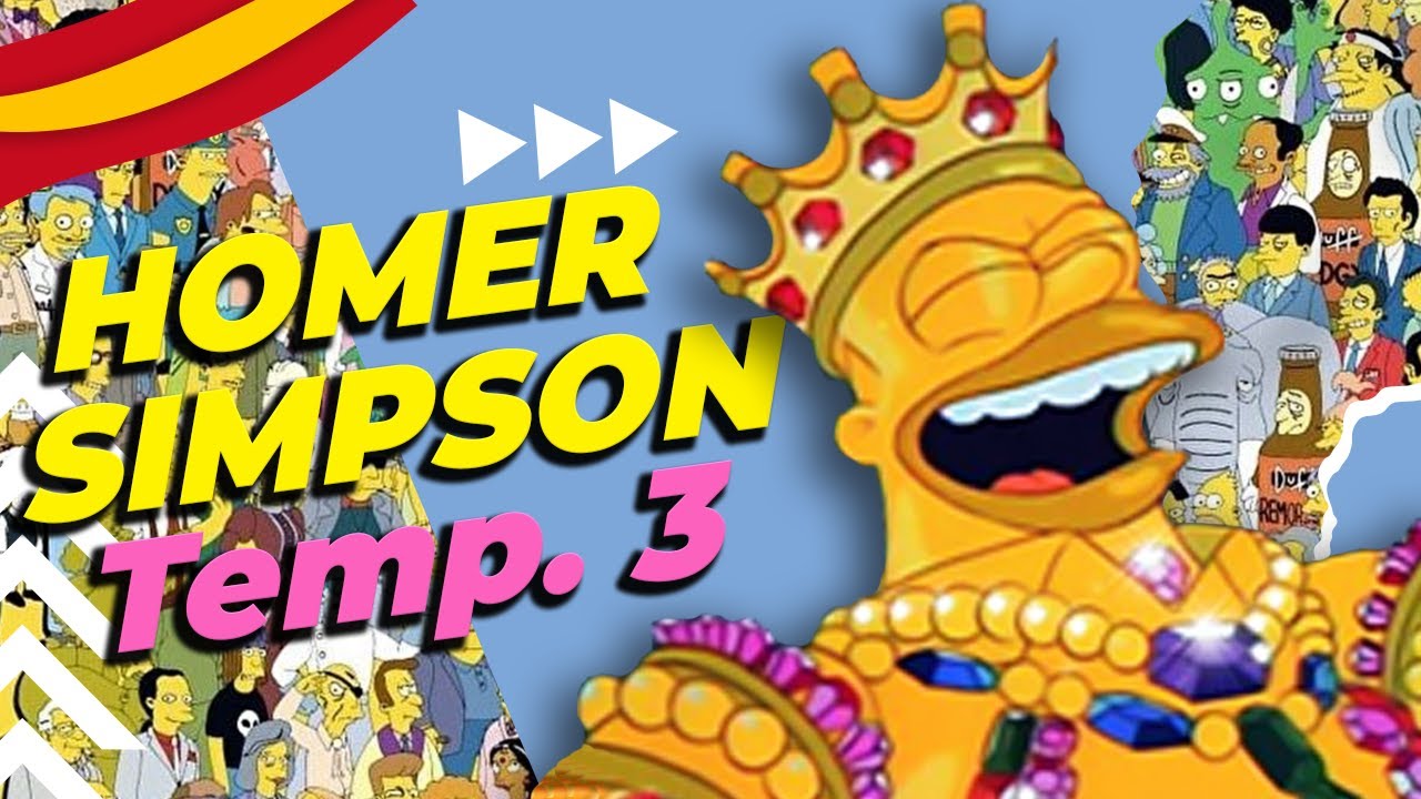 MEJORES MOMENTOS | Homer Simpson (Castellano, 3ª Temp.)