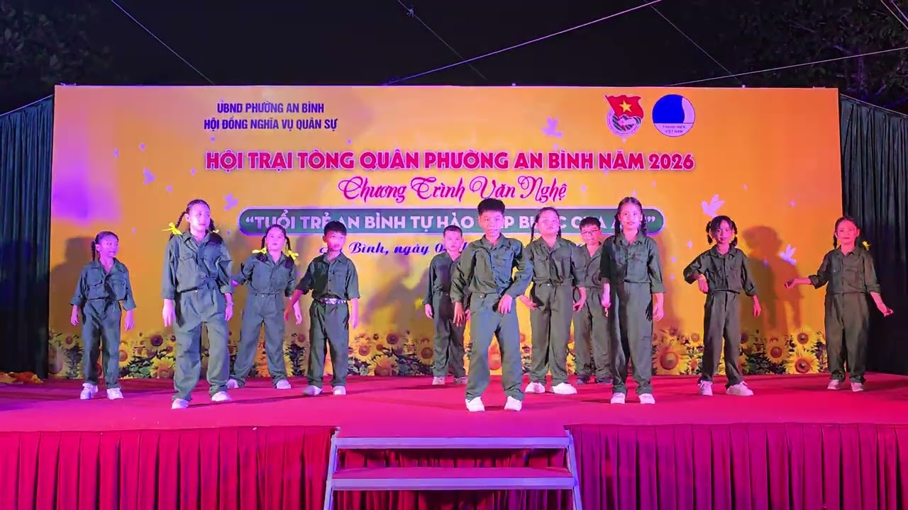 Hội trại tòng quân phường An Bình 2026 - Trường TH Đinh Bộ Lĩnh