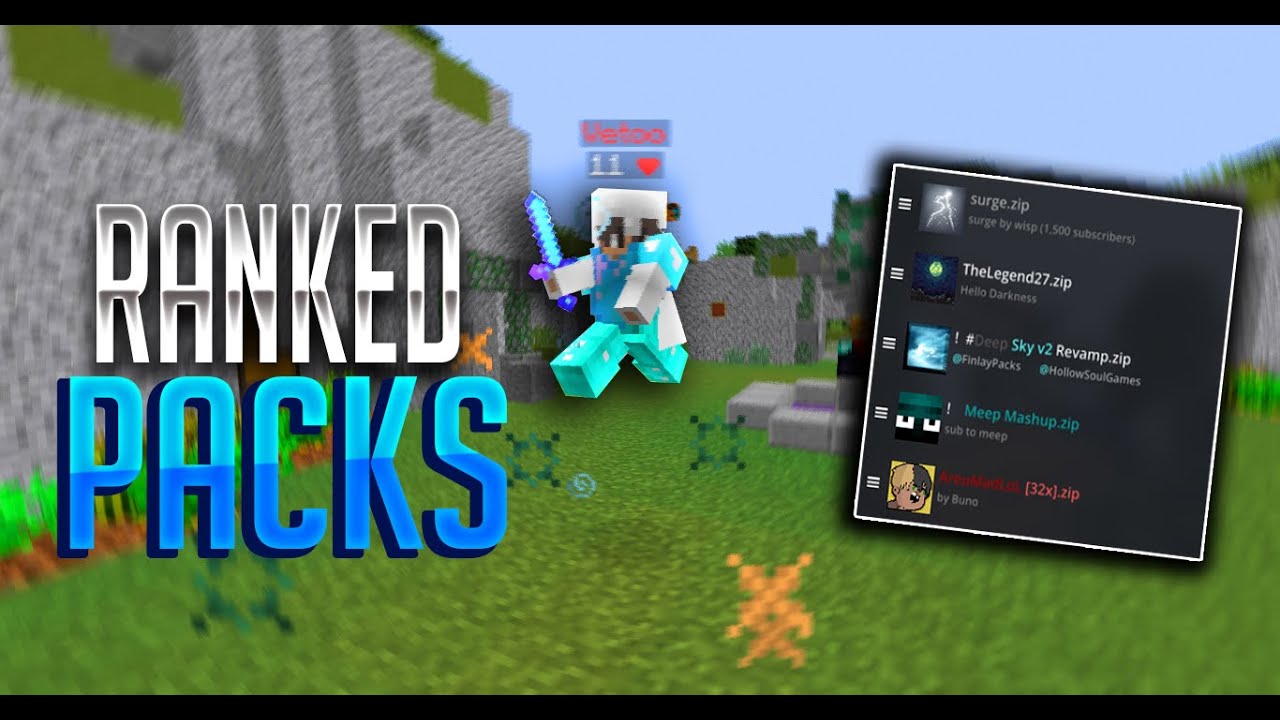 Top 5 Ranked Skywars Packs!
