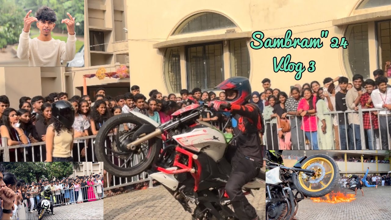 Sambram“24 (In SDIT) & Bike stunt ( By RDX team ) #youtube #trending #viral #bike #entertainment