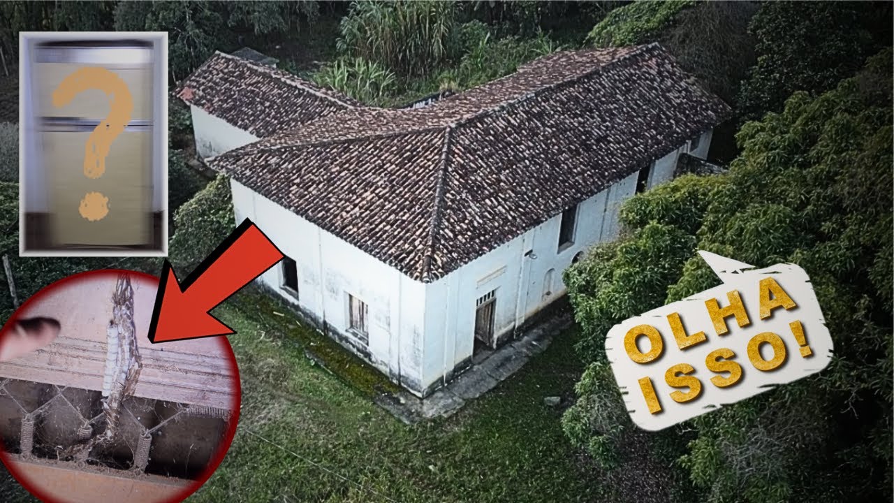 ENCONTRAMOS UMA COISA ASSUSTADORA NESSE CASARÃO ABANDONADO - EXPLORAÇÃO URBANA -