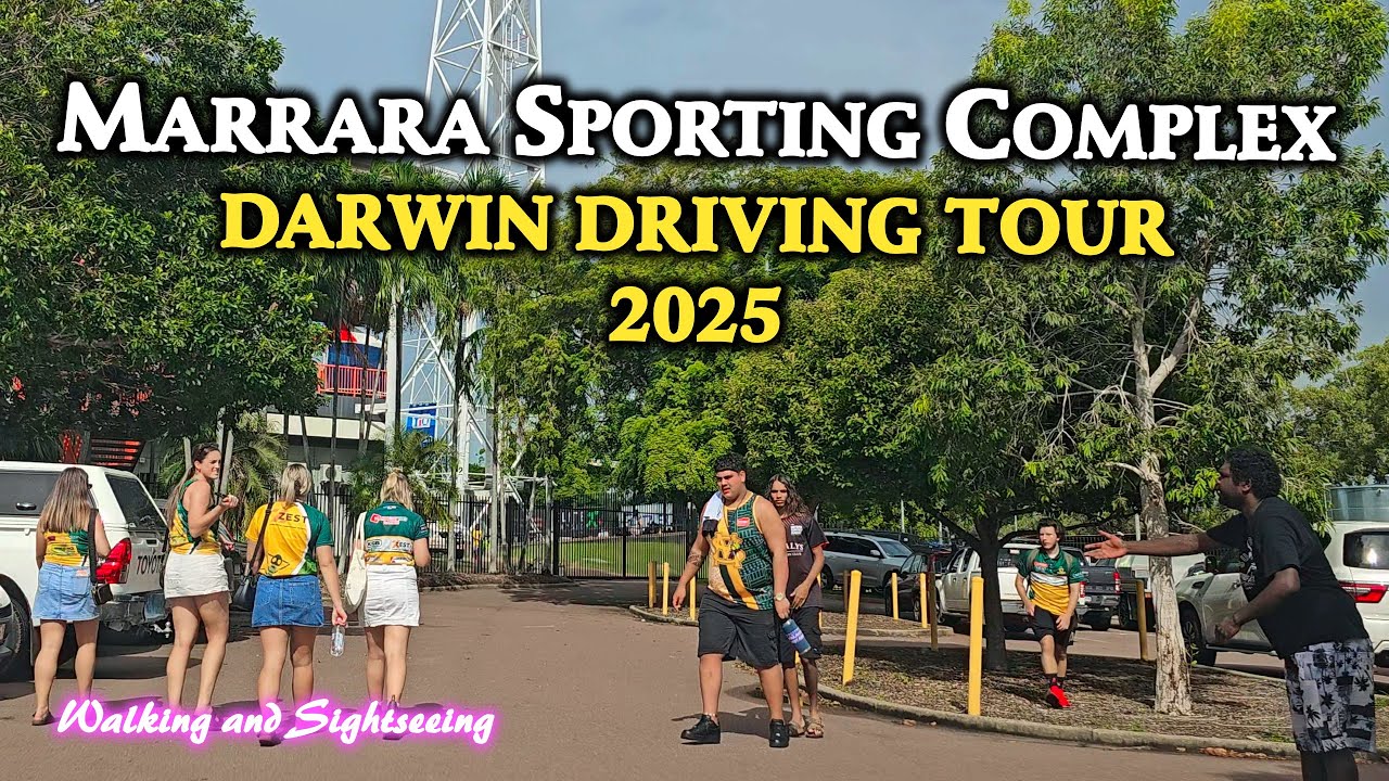 DARWIN NT AUSTRALIA 🇦🇺 DRIVING TOUR 2025🚗MARRARA SPORTING COMPLEX🏉NTFL GRAND FINAL DAY TIO STADIUM🏟️