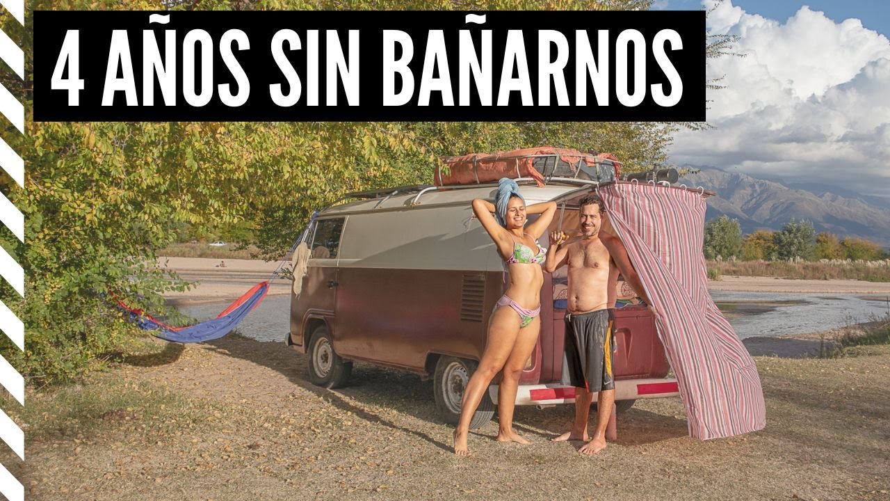 ASÍ NOS BAÑAMOS ! Como lo HARÍA CUALQUIERA ! Nono - Córdoba - Argentina