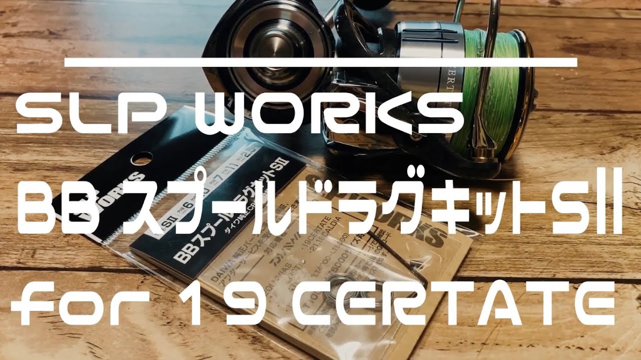 【SLP WORKS】BBスプールドラグキットSⅡ 【19 CERTATE】