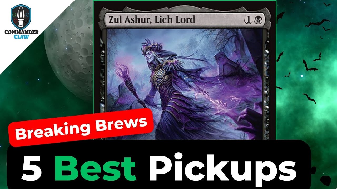 Add These: 5 Pickups for Zul Ashur, Lich Lord | MTG Foundations Jumpstart  | EDH | #commanderclaw