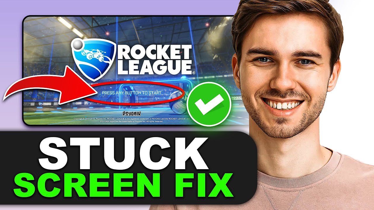 Как исправить проблему с зависанием Rocket League на экране «Нажмите любую кнопку для начала».